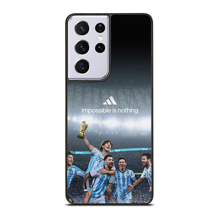 LIONEL MESSI IMPOSSIBLE IS NOTHING ADIDAS Samsung Galaxy S21 Ultra Case