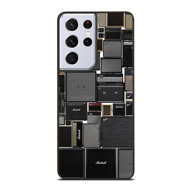MARSHALL AMPLIFIER COLLAGE Samsung Galaxy S21 Ultra Case