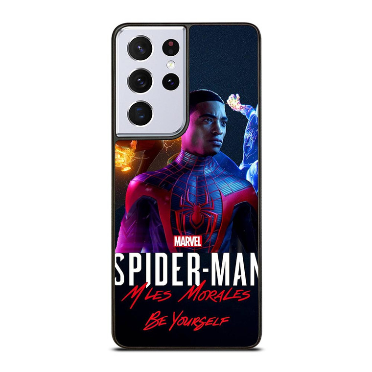 MARVEL SPIDERMAN MILES MORALES POSTER Samsung Galaxy S21 Ultra Case