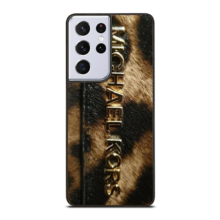 MICHAEL KORS LEOPARD LOGO Samsung Galaxy S21 Ultra Case