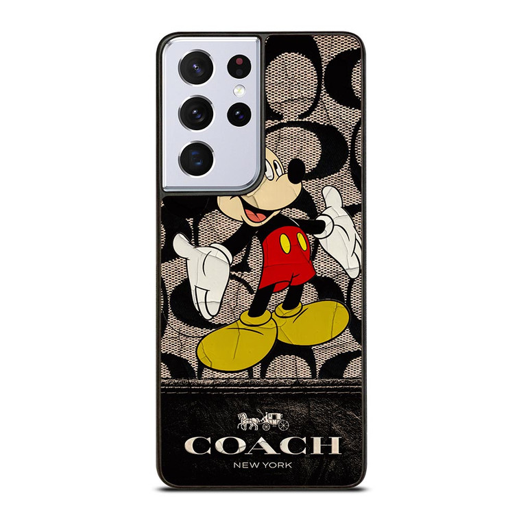 MICKEY MOUSE COACH NEW YORK Samsung Galaxy S21 Ultra Case