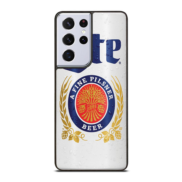 MILLER LITE BEER  Samsung Galaxy S21 Ultra Case MILLER LITE BEER  Samsung Galaxy S21 Ultra Case