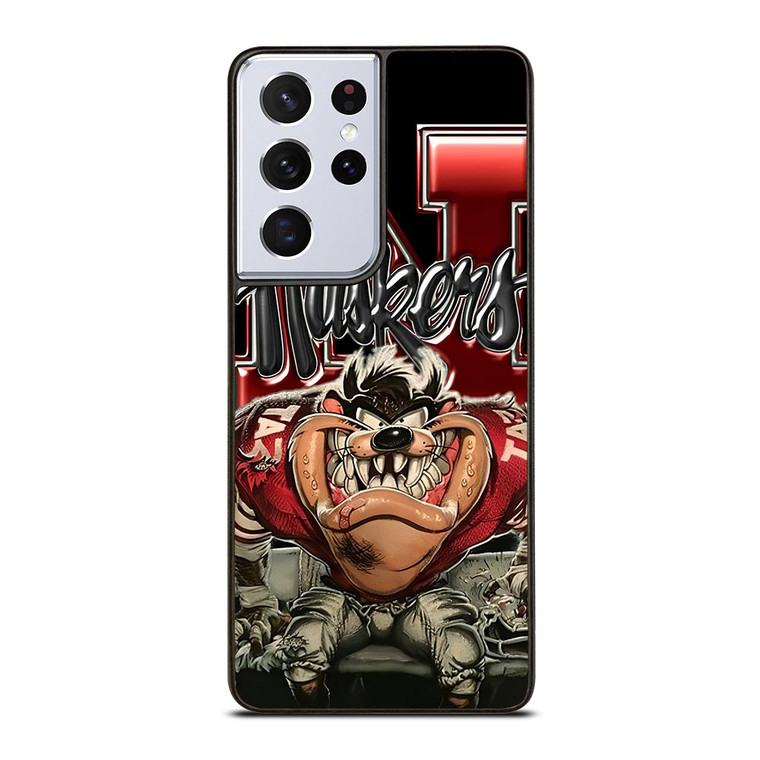 NEBRASKA CORNUSKERS TAZ Samsung Galaxy S21 Ultra Case