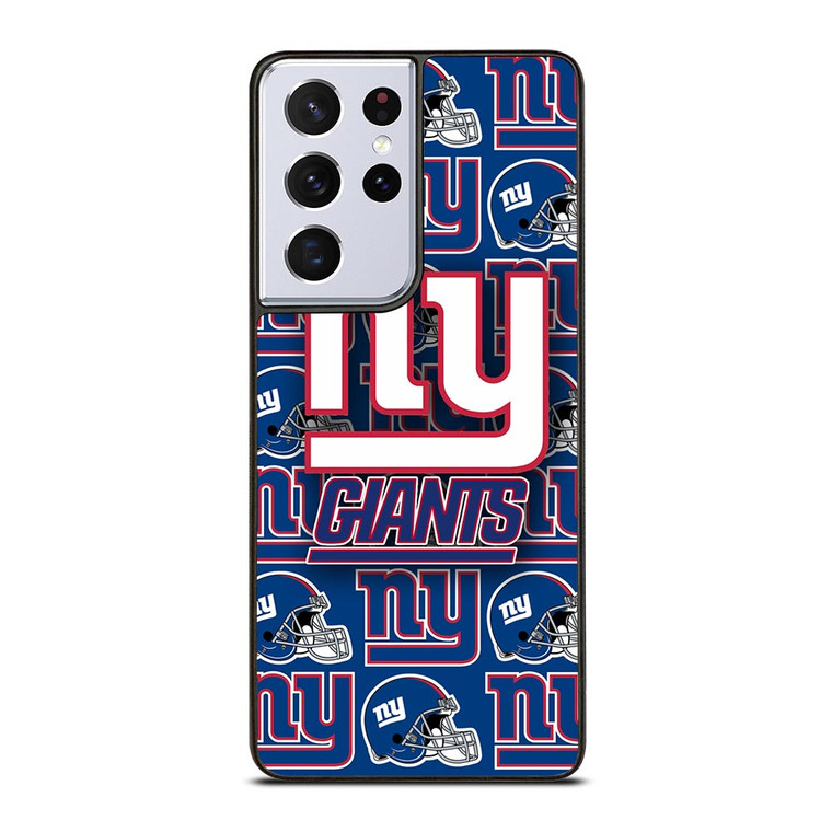 NEW YORK GIANTS COLLAGE LOGO Samsung Galaxy S21 Ultra Case NEW YORK GIANTS COLLAGE LOGO Samsung Galaxy S21 Ultra Case