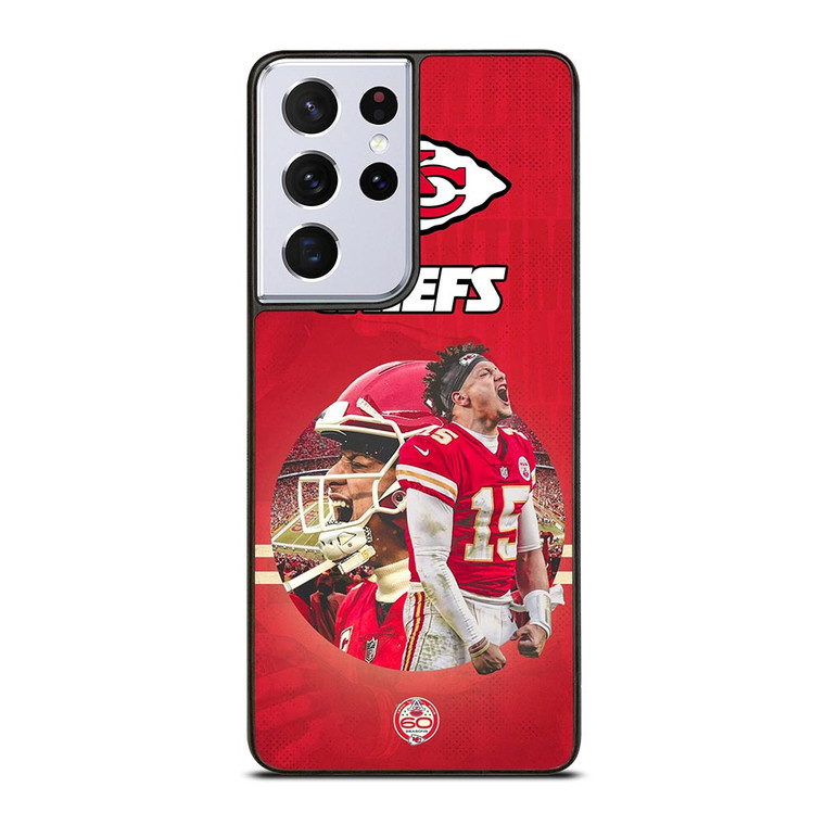 PATRICK MAHOMES 15 KANSAS CITY CHIEFS Samsung Galaxy S21 Ultra Case