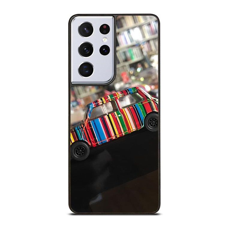 PAUL SMITH STRIPE CAR BOOK Samsung Galaxy S21 Ultra Case PAUL SMITH STRIPE CAR BOOK Samsung Galaxy S21 Ultra Case