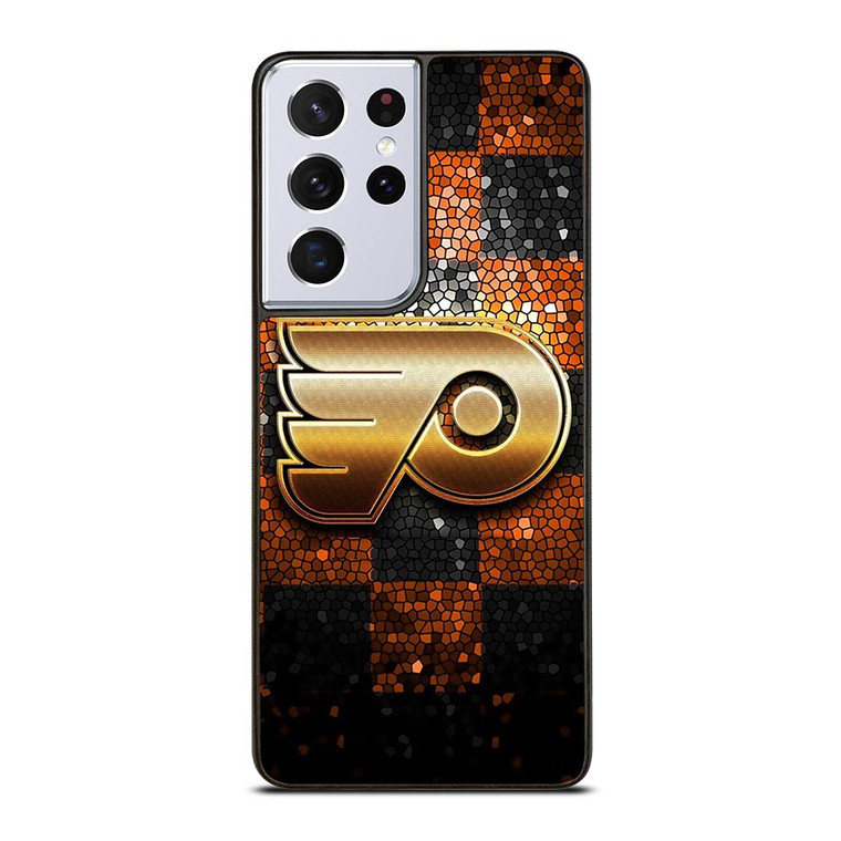 PHILADELPHIA FLYERS GLAMOUR LOGO Samsung Galaxy S21 Ultra Case