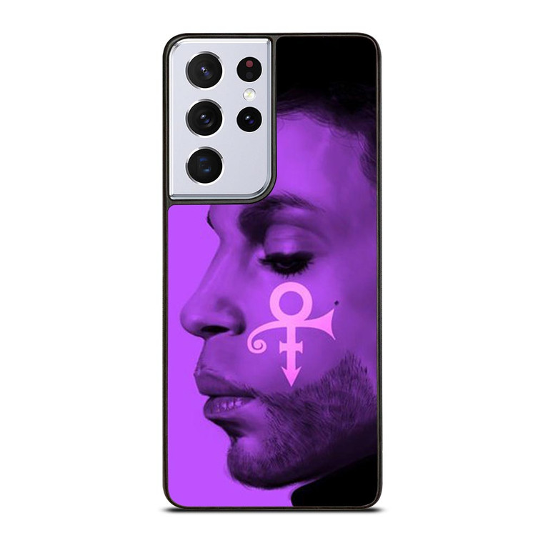 PRINCE PURPLE RAIN FACE Samsung Galaxy S21 Ultra Case
