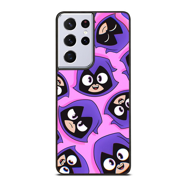 RAVEN TEEN TITANS GO PATTERN Samsung Galaxy S21 Ultra Case
