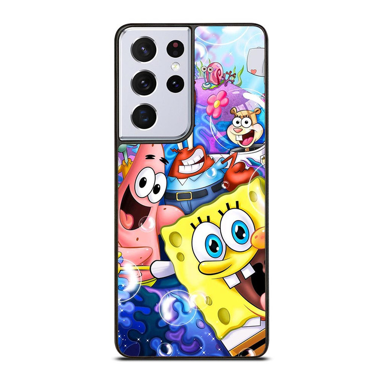 SPONGEBOB AND FRIEND BUBLE Samsung Galaxy S21 Ultra Case