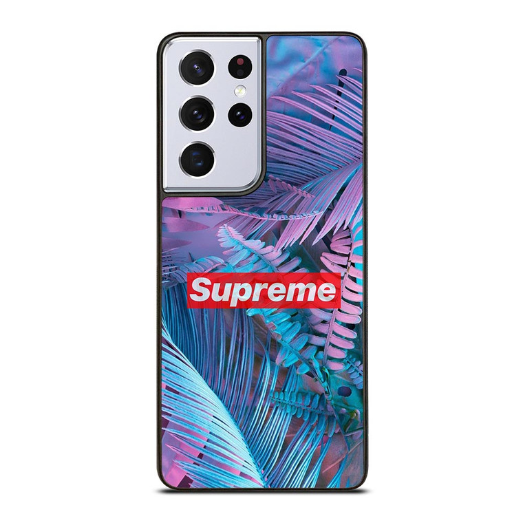 SUPREME FLORAL BICOLOUR Samsung Galaxy S21 Ultra Case