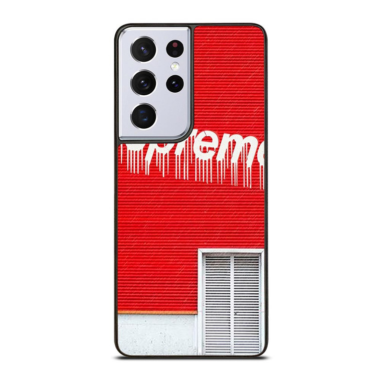 SUPREME MELTED RED HOUSE Samsung Galaxy S21 Ultra Case