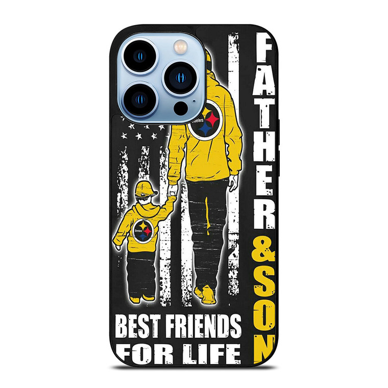 PITTSBURGH STEELERS FATHER AND SON iPhone 13 Pro Max Case