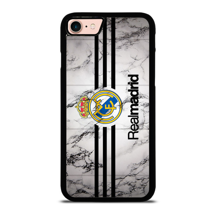 NEW REAL MADRID MARBLE LOGO iPhone 8 Case