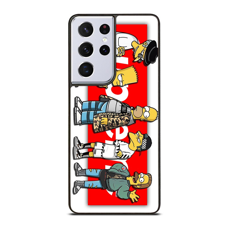 THE SIMPSONS SUPREME HYPEBEAST Samsung Galaxy S21 Ultra Case
