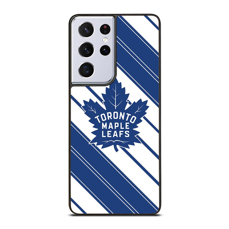 TORONTO MAPLE LEAFS DIAGONAL STRIPE Samsung Galaxy S21 Ultra Case