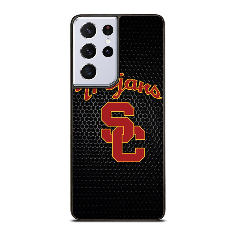 USC TROJANS RUSTY METAL LOGO Samsung Galaxy S21 Ultra Case USC TROJANS RUSTY METAL LOGO Samsung Galaxy S21 Ultra Case