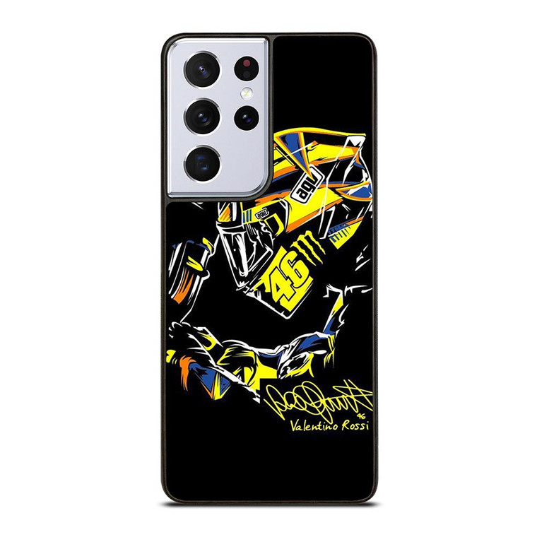 VALENTINO ROSSI 46 SIGNATURE Samsung Galaxy S21 Ultra Case VALENTINO ROSSI 46 SIGNATURE Samsung Galaxy S21 Ultra Case