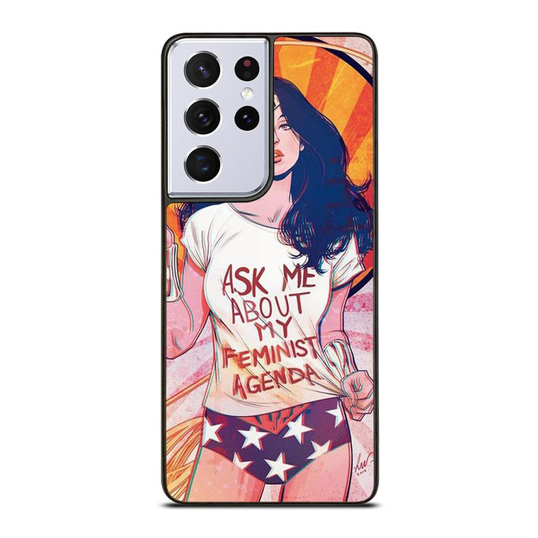 WONDER WOMAN QUOTE Samsung Galaxy S21 Ultra Case WONDER WOMAN QUOTE Samsung Galaxy S21 Ultra Case