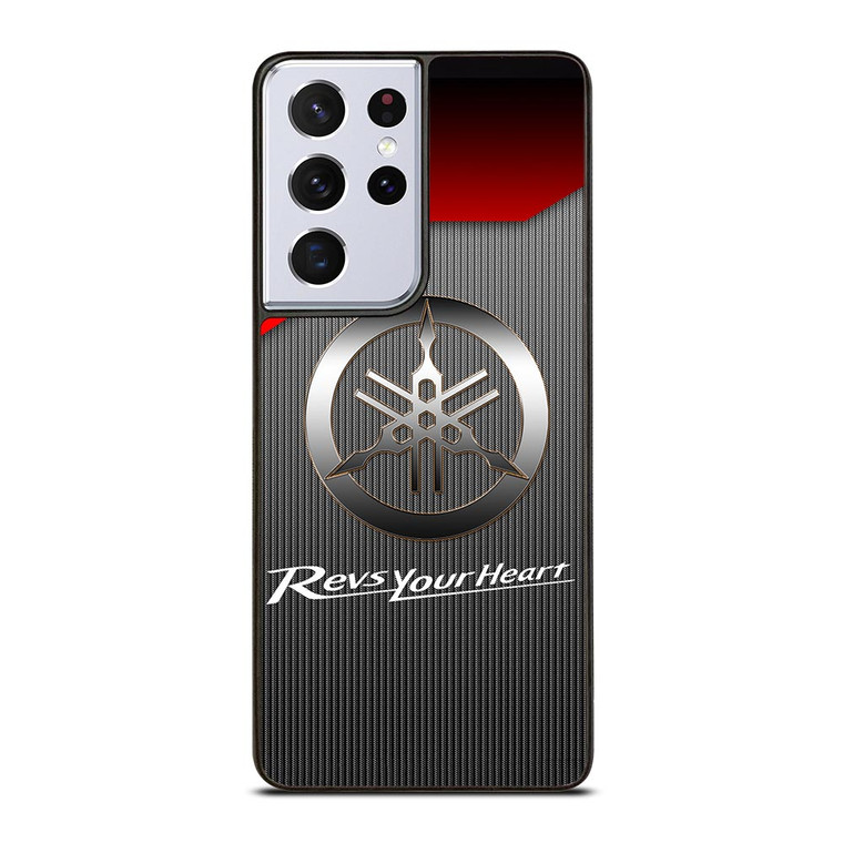 YAMAHA REVS YOUR HEART METAL LOGO Samsung Galaxy S21 Ultra Case YAMAHA REVS YOUR HEART METAL LOGO Samsung Galaxy S21 Ultra Case