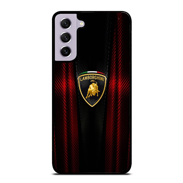 LAMBORGHINI RED CARBON Samsung Galaxy S21 FE Case