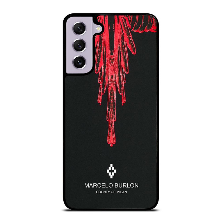 MARCELO BURLON RED Samsung Galaxy S21 FE Case