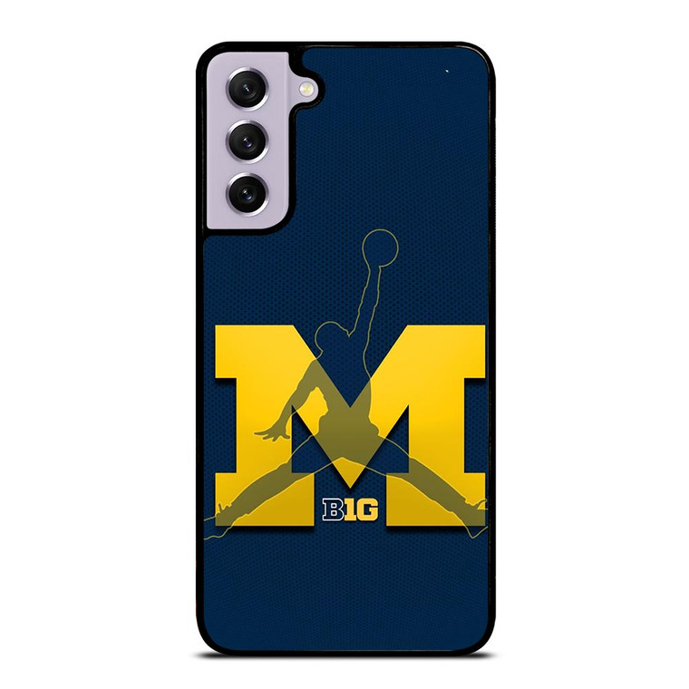 MICHIGAN WOLVERINES AIR JORDAN Samsung Galaxy S21 FE Case MICHIGAN WOLVERINES AIR JORDAN Samsung Galaxy S21 FE Case