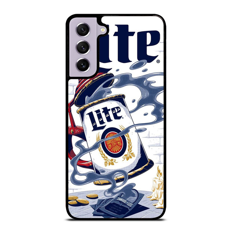 MILLER LITE SHAKE BEER Samsung Galaxy S21 FE Case MILLER LITE SHAKE BEER Samsung Galaxy S21 FE Case