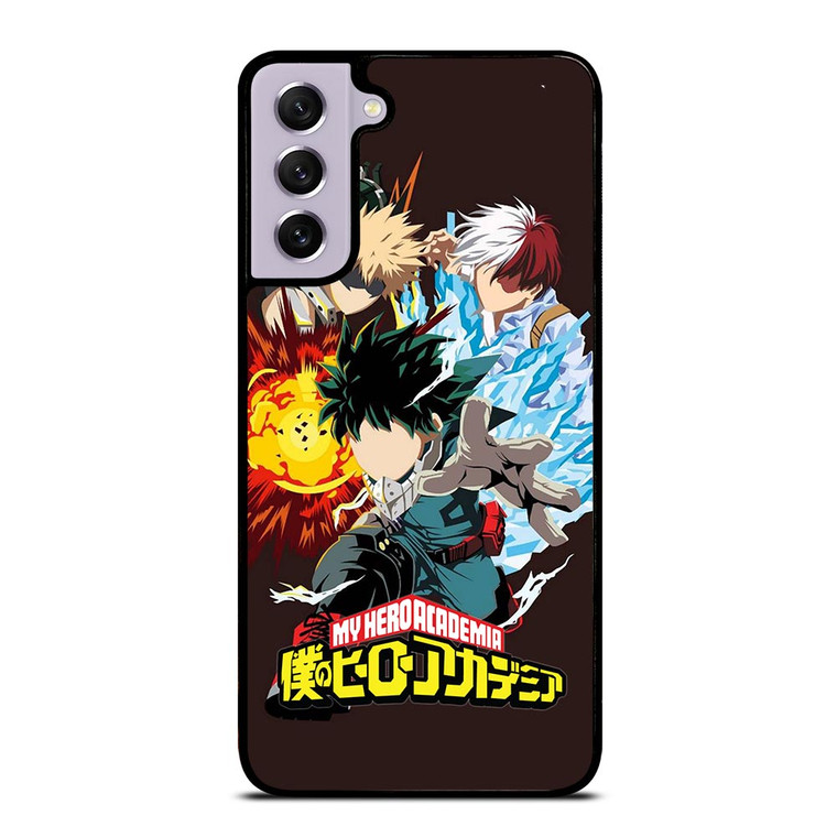 MY HERO ACADEMIA DEKU TODOROKI AND BAKUGOU Samsung Galaxy S21 FE Case MY HERO ACADEMIA DEKU TODOROKI AND BAKUGOU Samsung Galaxy S21 FE Case