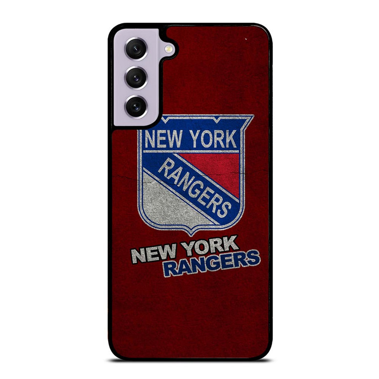 NEW YORK RANGERS SUEDE TEXTURE Samsung Galaxy S21 FE Case NEW YORK RANGERS SUEDE TEXTURE Samsung Galaxy S21 FE Case