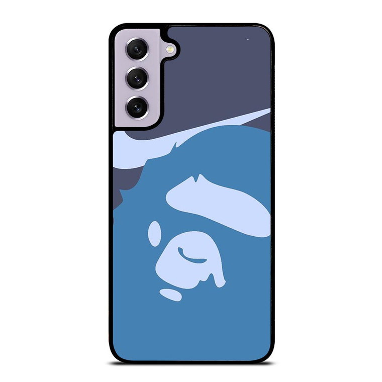 NIKE X BAPE BLUE Samsung Galaxy S21 FE Case NIKE X BAPE BLUE Samsung Galaxy S21 FE Case