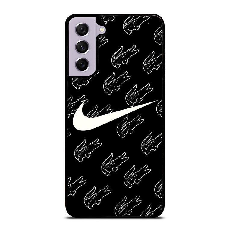 NIKE X LACOSTE PATTERN Samsung Galaxy S21 FE Case NIKE X LACOSTE PATTERN Samsung Galaxy S21 FE Case