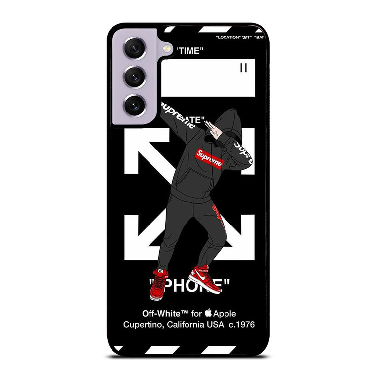 OFF WHITE DAB SUPREME Samsung Galaxy S21 FE Case