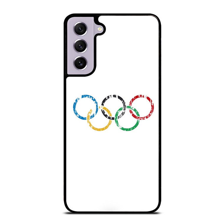 OLYMPIC RINGS LOGO BRUSHED Samsung Galaxy S21 FE Case