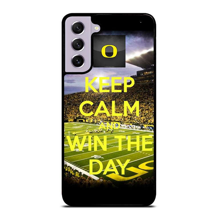 OREGON DUCKS WIN THE DAY Samsung Galaxy S21 FE Case OREGON DUCKS WIN THE DAY Samsung Galaxy S21 FE Case