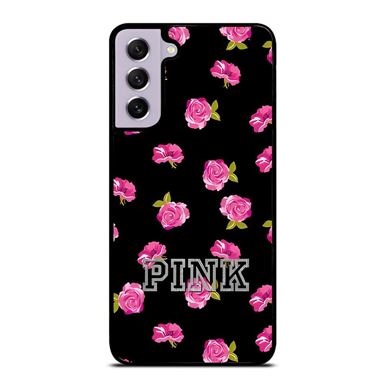 PINK VICTORIA SECRET ROSES Samsung Galaxy S21 FE Case