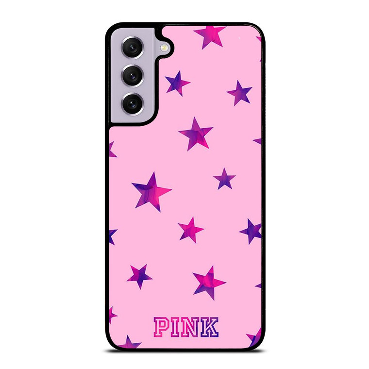 PINK VICTORIA SECRET STARS Samsung Galaxy S21 FE Case