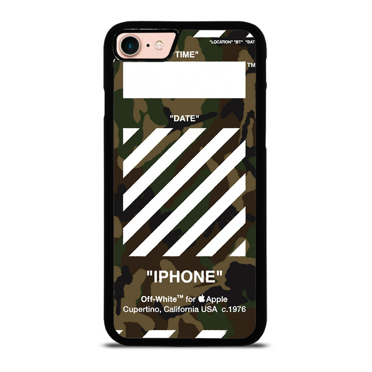 OFF WHITE CAMO BACKGROUND iPhone 8 Case