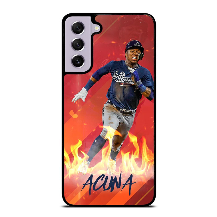RONALD ACUNA JR ATLANTA BRAVES BASEBALL MLB Samsung Galaxy S21 FE Case