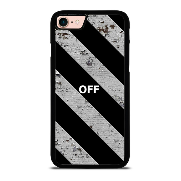 OFF WHITE LOGO STRIPE iPhone 8 Case