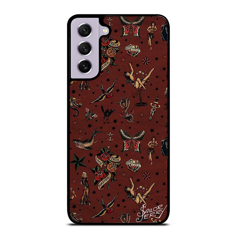 SAILOR JERRY TATTOO PATTERN Samsung Galaxy S21 FE Case