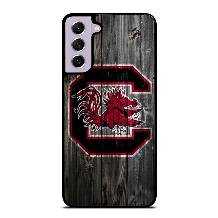 SOUTH CAROLINA GAMECOCKS WOODEN LOGO Samsung Galaxy S21 FE Case
