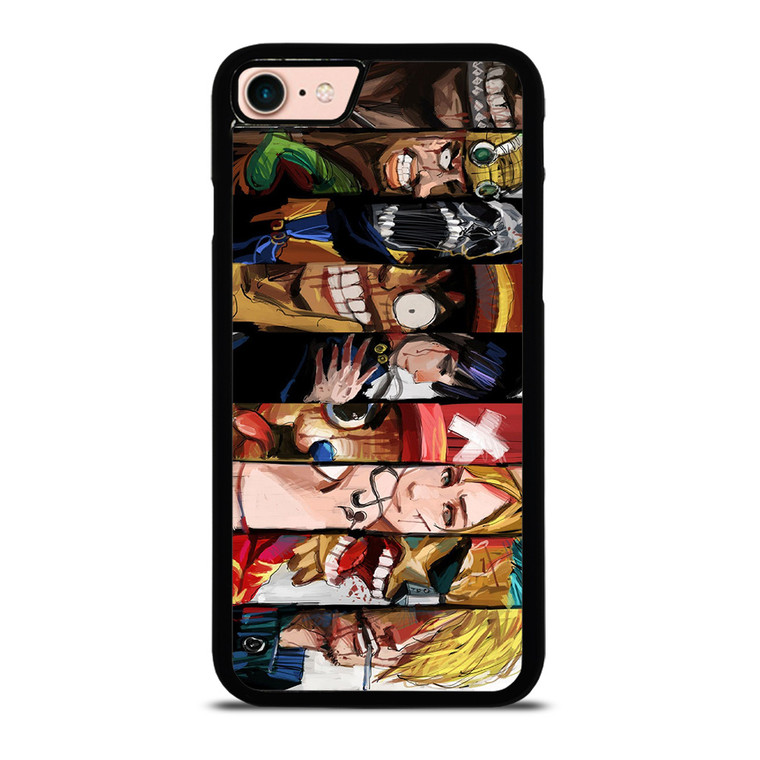 ONE PIECE CHARACTER COLLAGE iPhone 8 Case