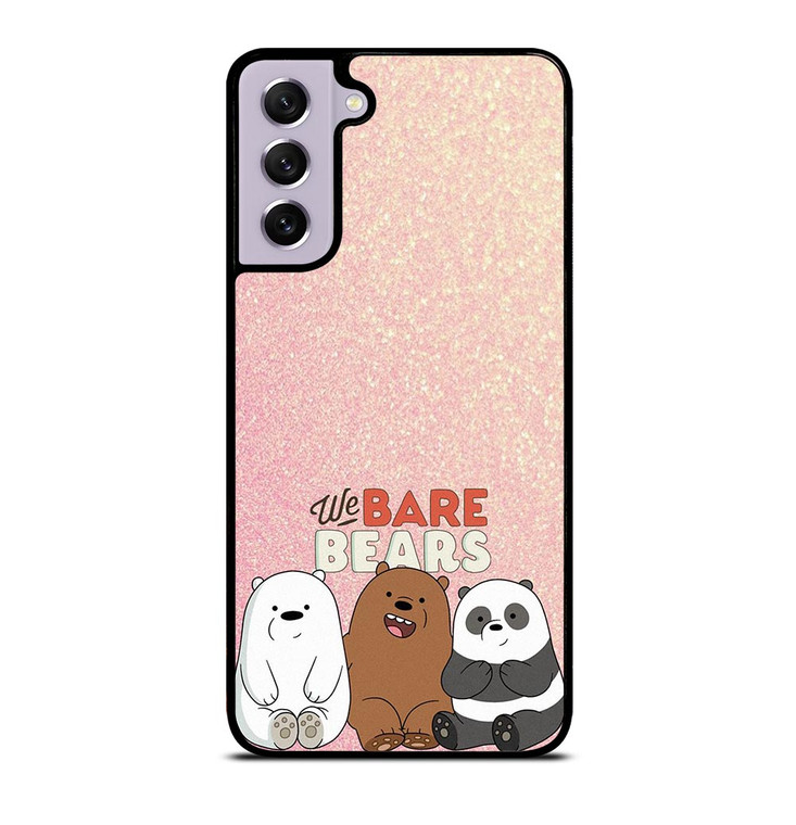 WE BARE BEARS PINK GILTTER Samsung Galaxy S21 FE Case