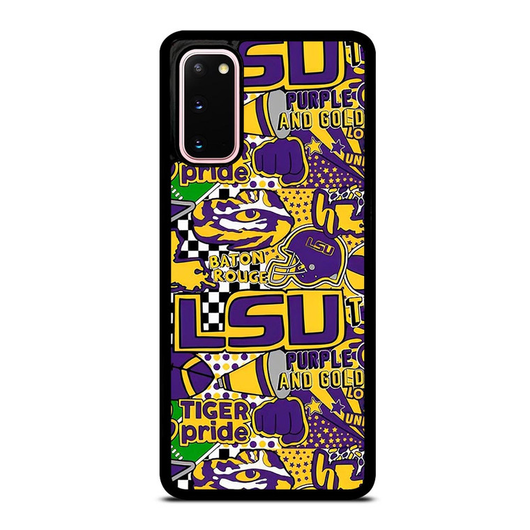 LSU Tigers UNIVERSUTY COLLAGE Samsung Galaxy S20 Case