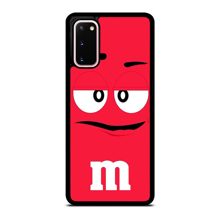 M&M RED Samsung Galaxy S20 Case