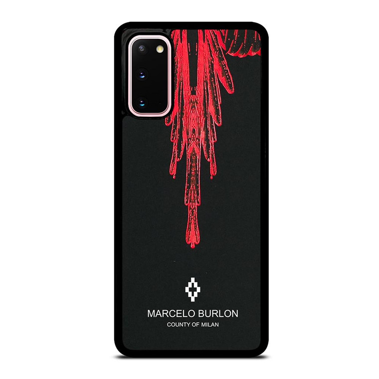 MARCELO BURLON RED Samsung Galaxy S20 Case