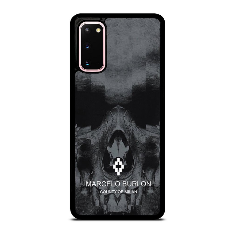 MARCELO BURLON SKULL LOGO Samsung Galaxy S20 Case