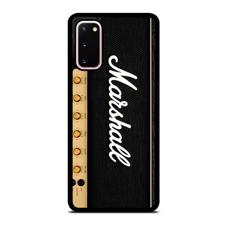 MARSHALL SPEAKER GOLD WOOD Samsung Galaxy S20 Case
