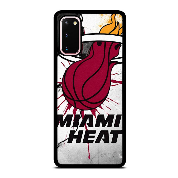 MIAMI HEAT CRACKED LOGO Samsung Galaxy S20 Case
